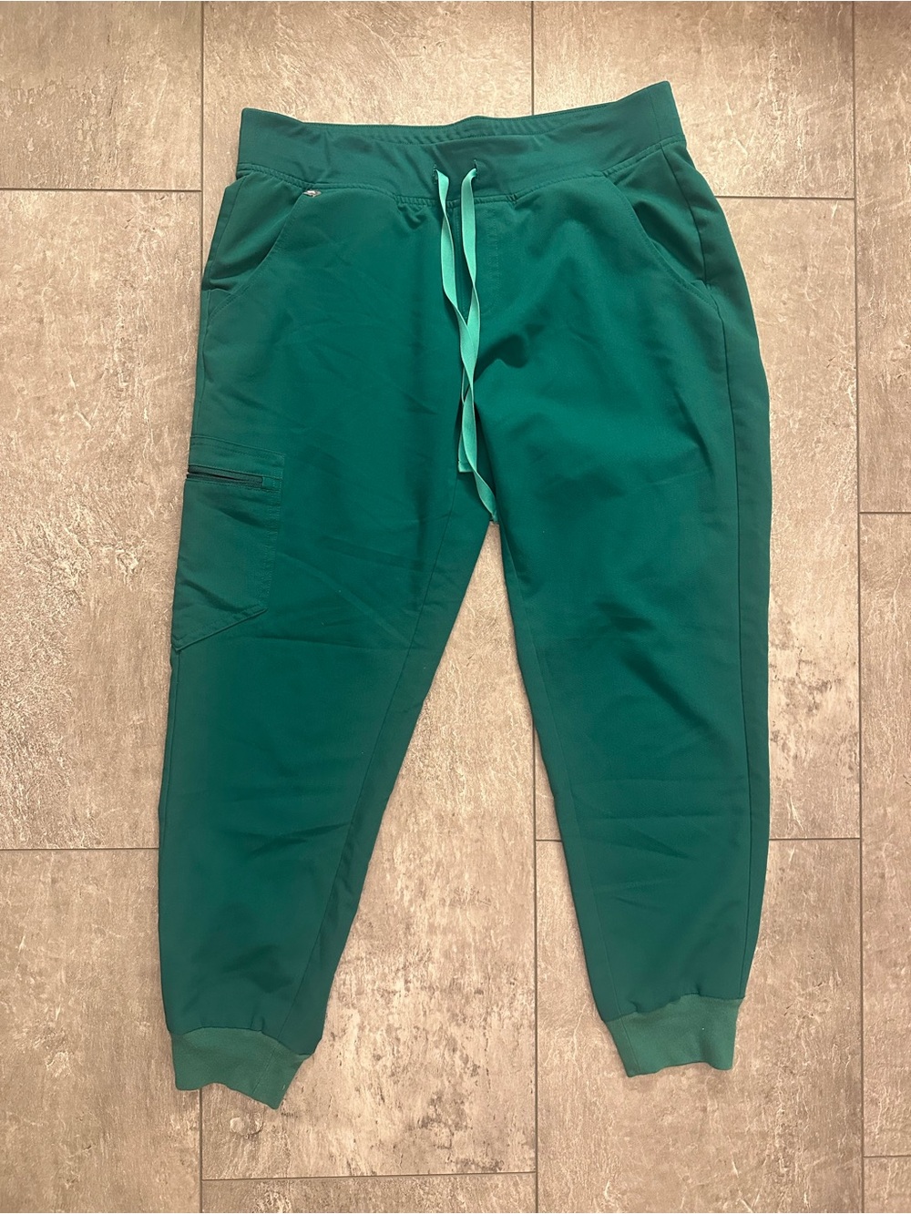 Figs Zamora Joggers Hunter Green Size Medium Petite